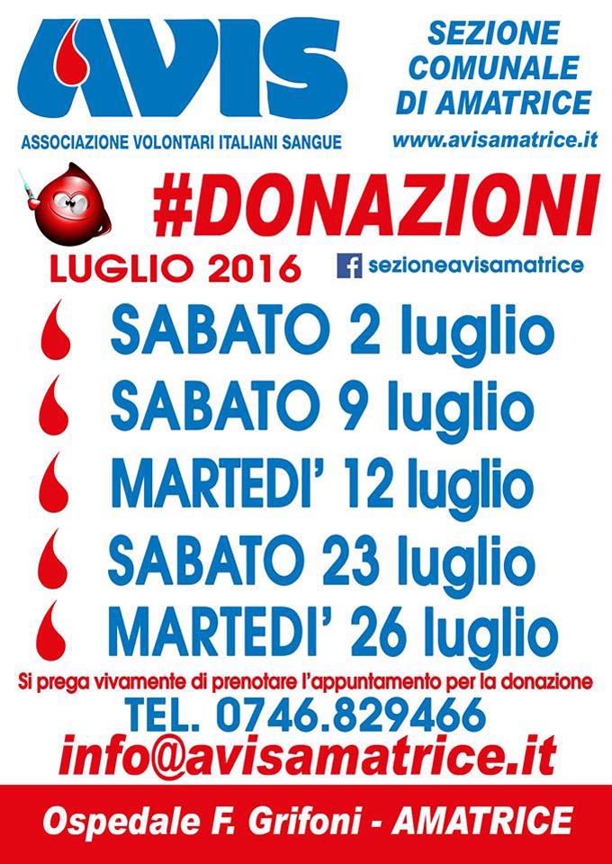 DonazioniLuglio2016