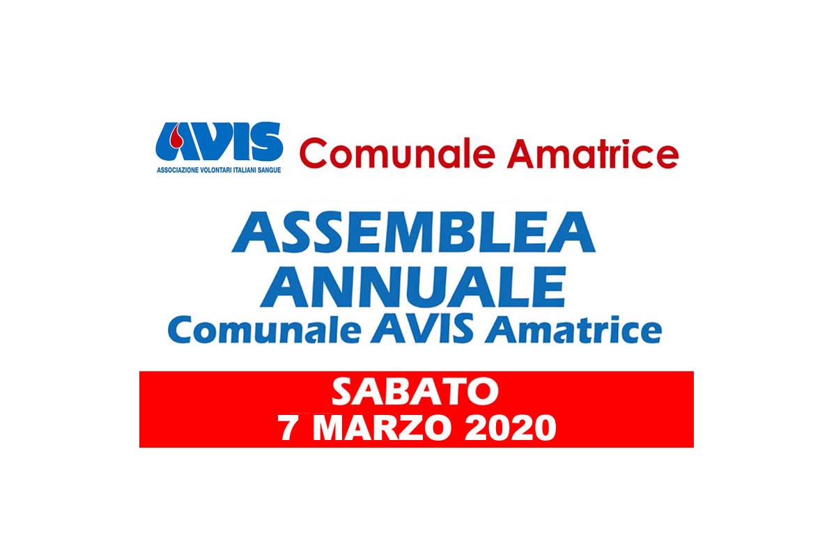 Convocazione assemblea annuale 2020