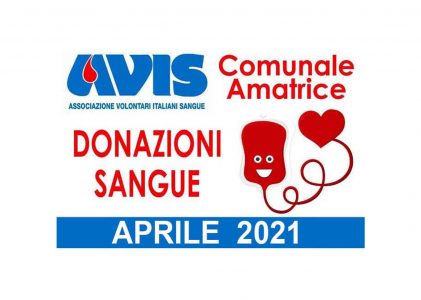 Donazioni aprile 2021