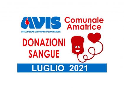 Donazioni luglio 2021