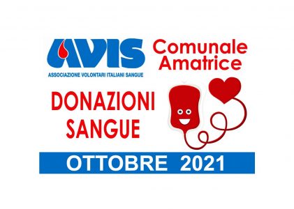 Donazioni ottobre 2021