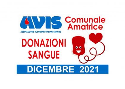 Donazioni dicembre 2021