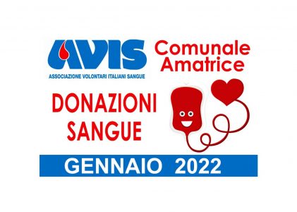 Donazioni gennaio 2022